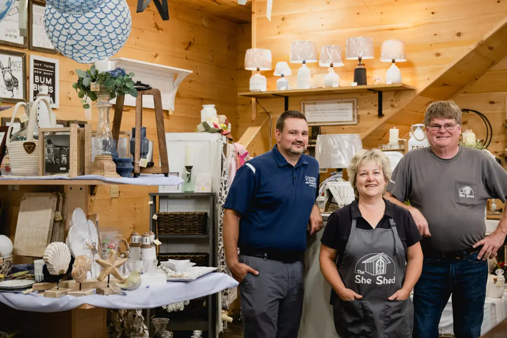 The She Shed Owners with SBW