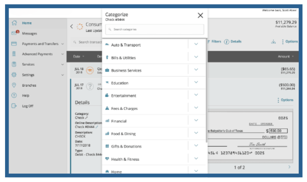 categorize your spending