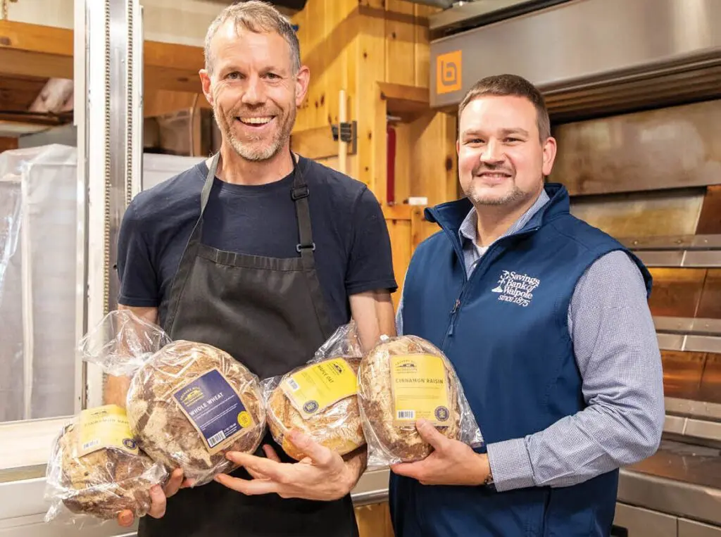 Andrew from SBW with Noah from Orchard Hill Breadworks