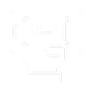 hand holding phone to deposit check