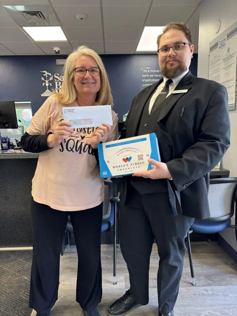 Winchester chocolate bar donation