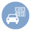 icon of a drive up atm