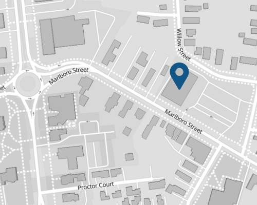 map view of Marlboro Street Savings Bank of Walpole location