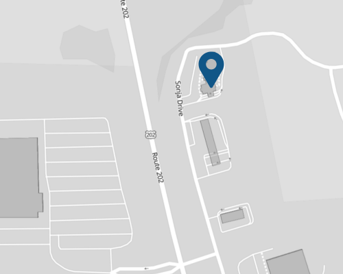 map view of Sonja Drive Savings Bank of Walpole location