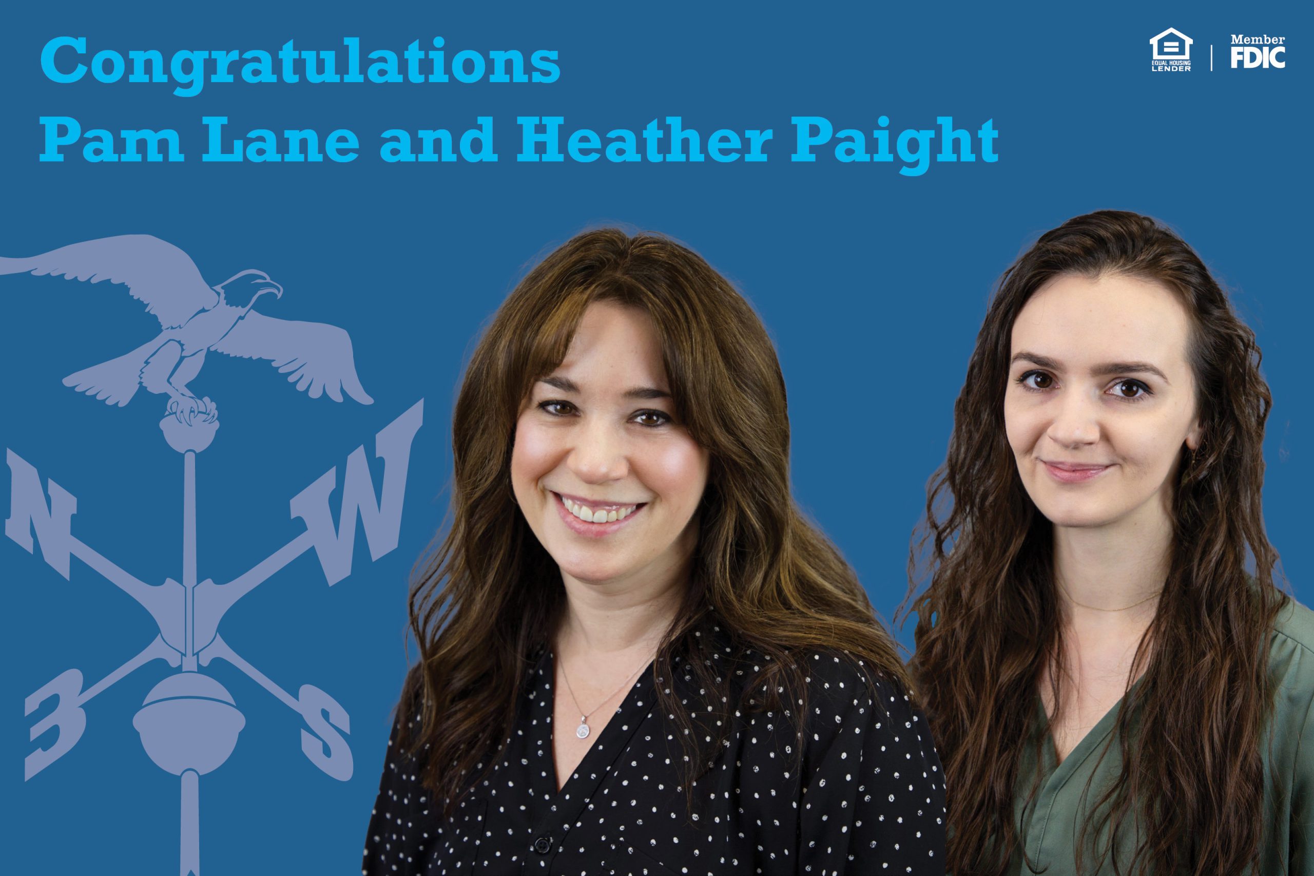 Congrats Heather and Pam