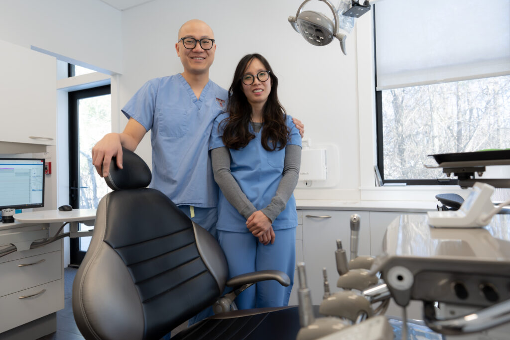 Dr. Tae Kwon, DDS, MMSc and his wife Dr.Jihae Yang, DDS