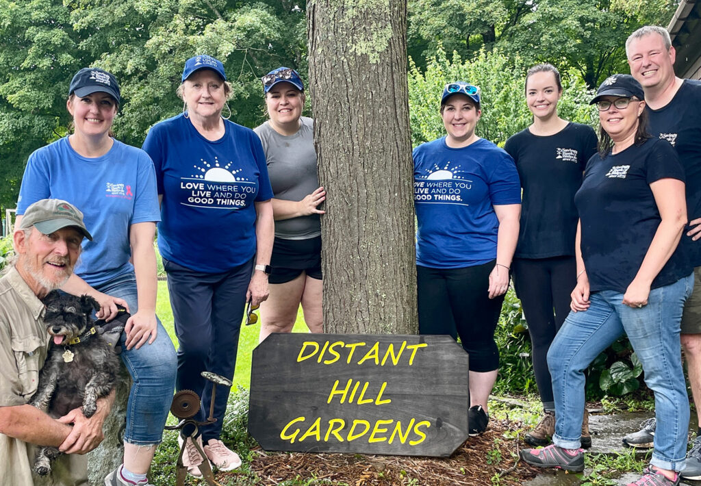 SBW team at Distant Hill Gardens