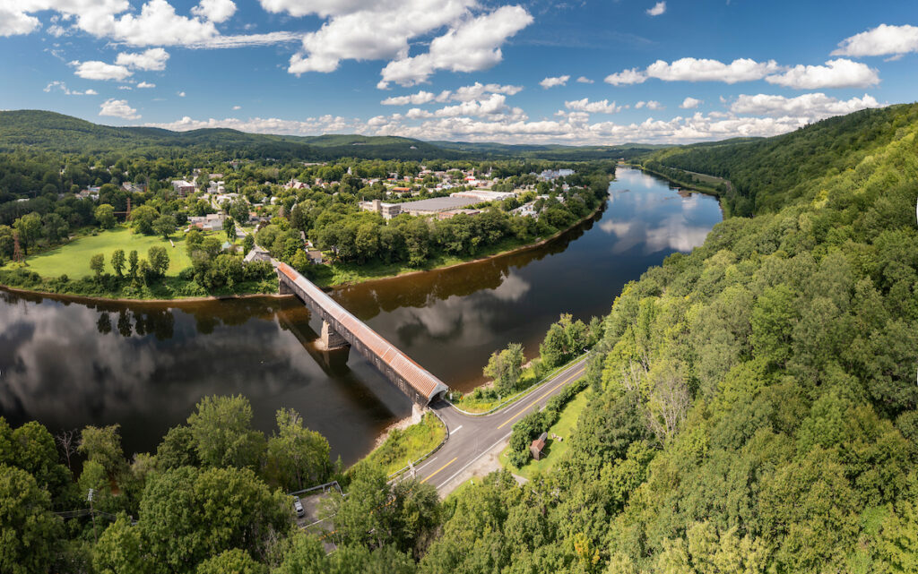 Cornish-Windsor Bridge, New Hampshire to Vermont over the Connecticut River