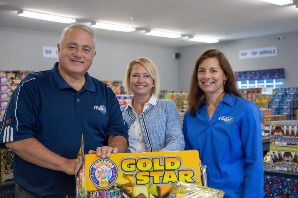 SBW Employees with Atlas Fireworks Owners