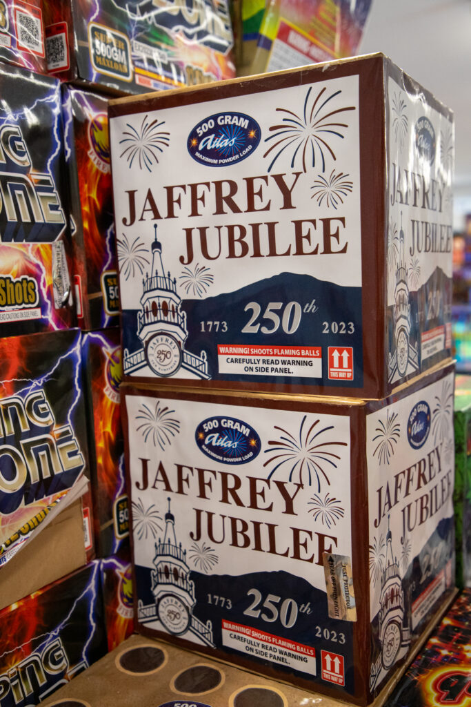 Two cases of Jaffrey Jubilee Fireworks