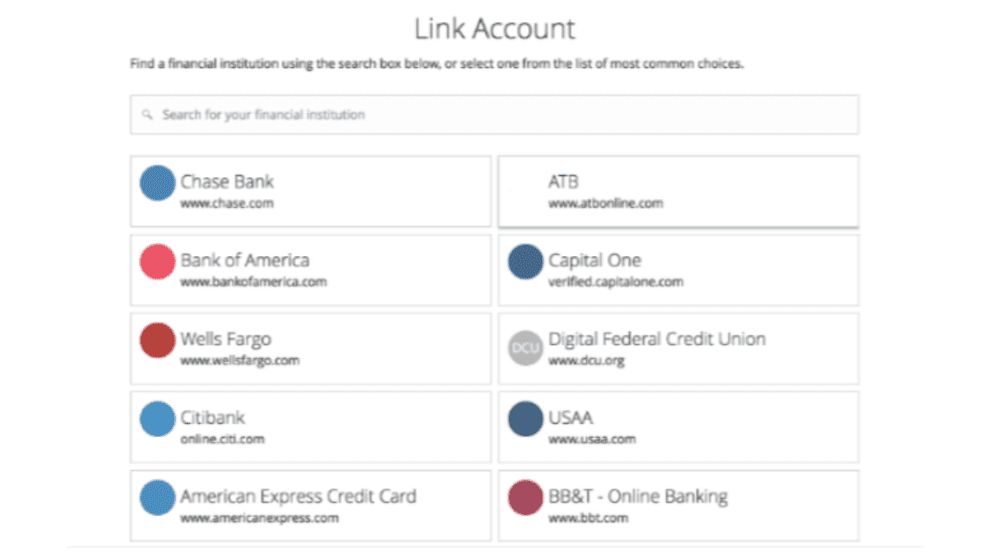 Connect all your bank accounts